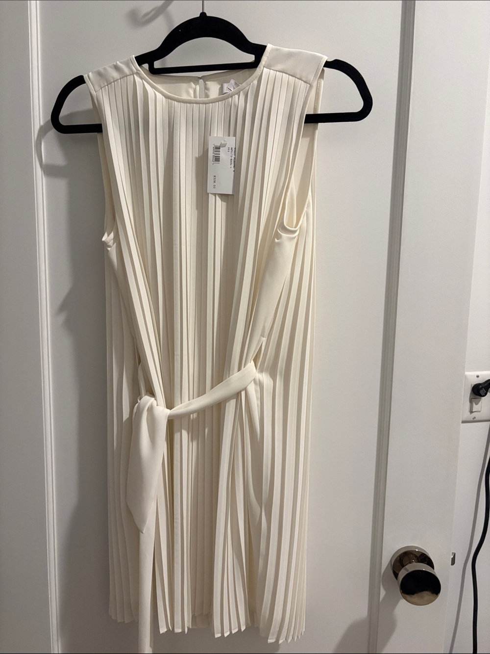 NWT Intermix Ivory Tilly Pleated Dress